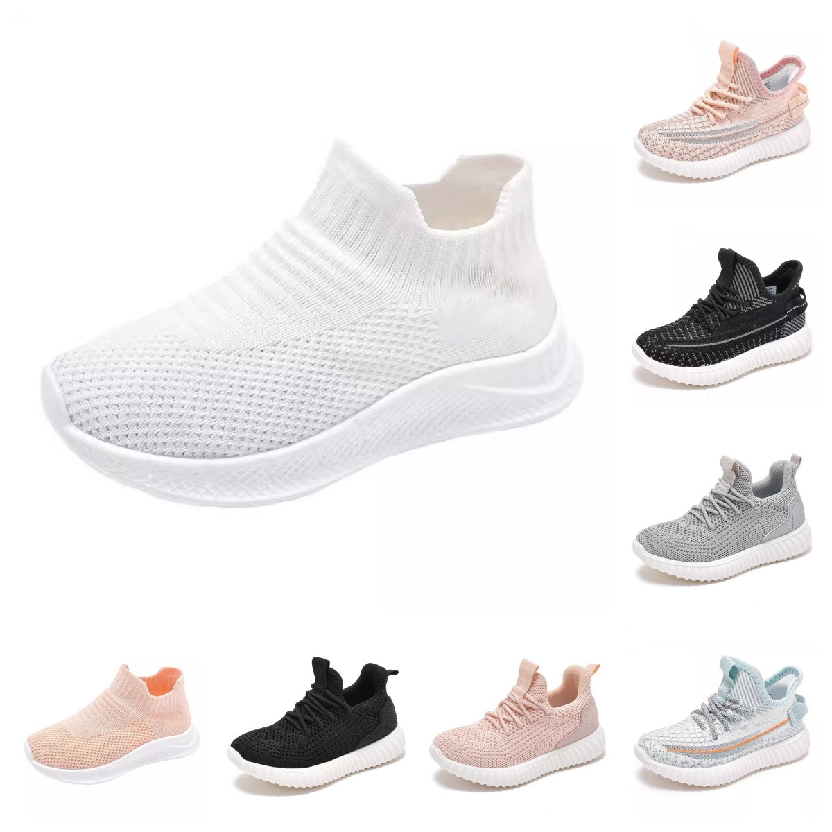 

2023 Tennis Children Lightweight Casual Shoes for Baby Girls Kids Boys Rubber Bottom Antiskid Outdoor Gym Mesh Breathable Sneakers baby outdoor walking 26-35 bb034, Color 01