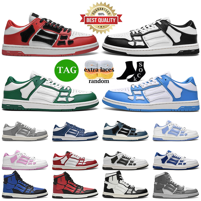 

Designer Men Shoes Skelet Bones Runner Women Men Sports Shoes Retro Sneakers Skel Top Low Casual Shoes Genuine Leather Amiris Trainer Amiris des chaussures, 36-39 27