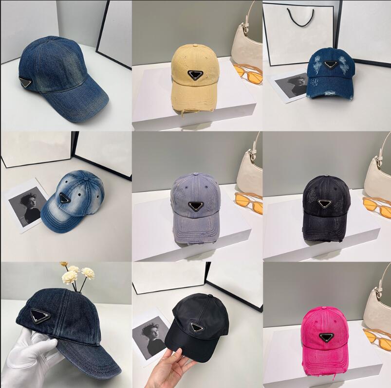 

P Family Inverted Triangle Men Women Letter Baseball Cowboy Designer Hat Luxury Caps Baseball Fitted Cap Sports Sunshade Fashion Fedora Casquette Hats, 106578--2