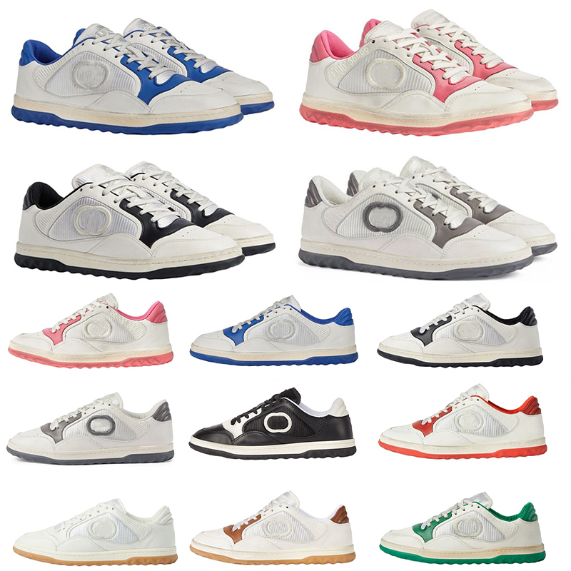 

2023 Designer shoes Mac80 Sneakers Men Women Platform casual shoes mens Luxury interlocking Vintage Chunky Sneaker beige canvas Leather Printed Womens Trainers, A5 36-45 white black