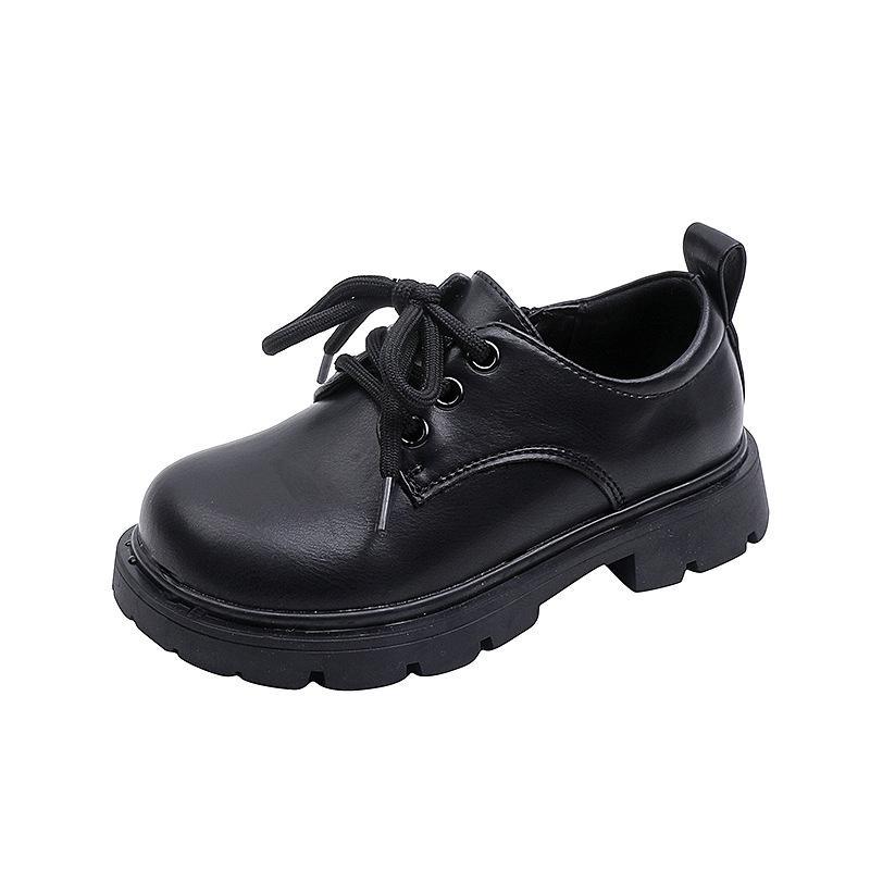 

Sneakers Baby Shoes Kids Casual Footwear Children Boys Leather Spring Black Performance Suit Girls F14318, C1
