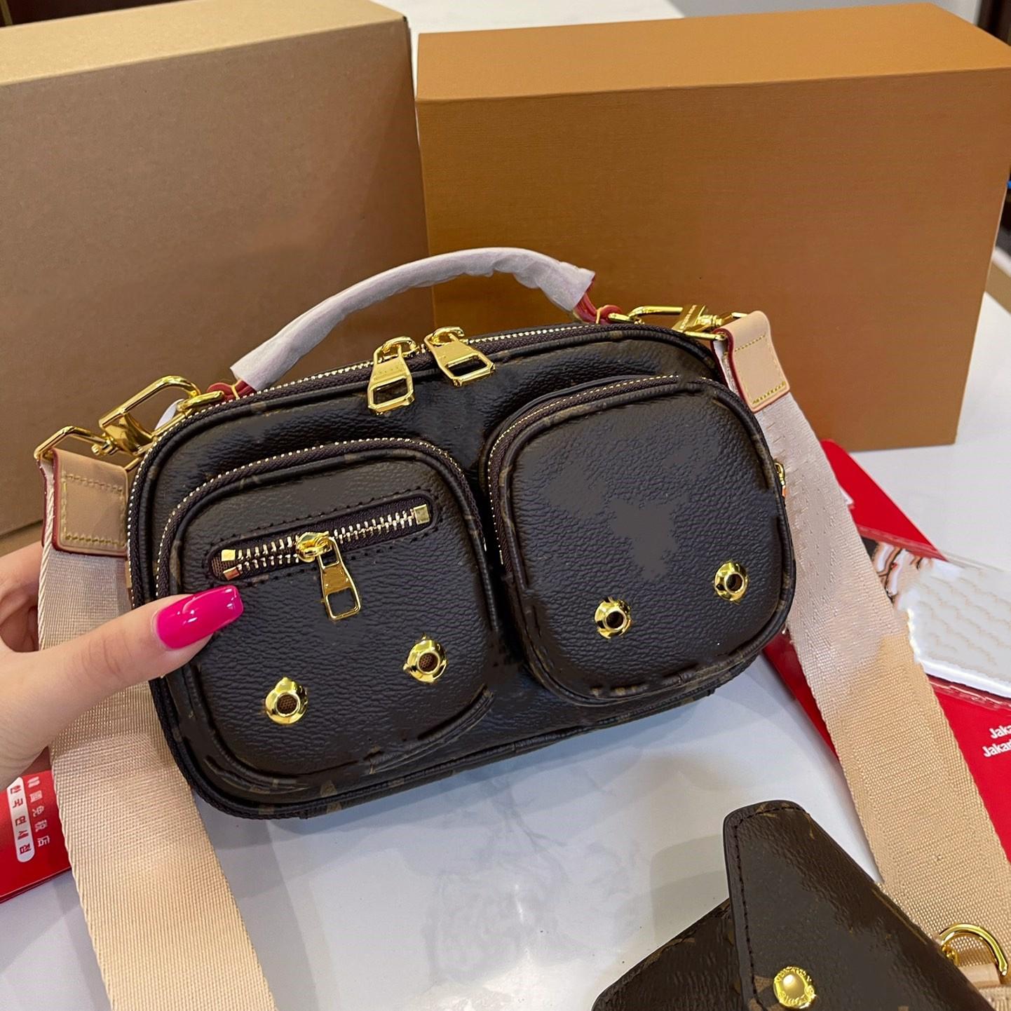 

Top Quality Designer bag for women Fashion Shoulder Bags Messenger Bag Leather Handbags Shell Wallet Purse Ladies Cosmetic Crossbody Bags To, Brown