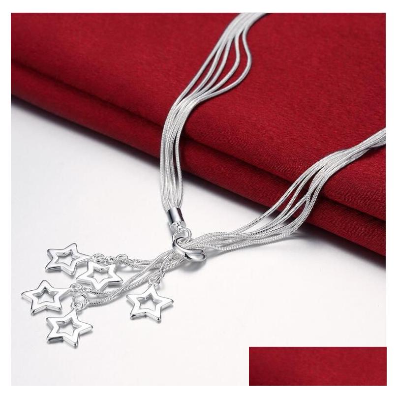 

Pendant Necklaces Ladys Sterling Sier Plated Tai Chi Hanging Five Sky Star Gssn152 Fashion Lovely 925 Plate Jewelry Necklace Drop De Dhnve