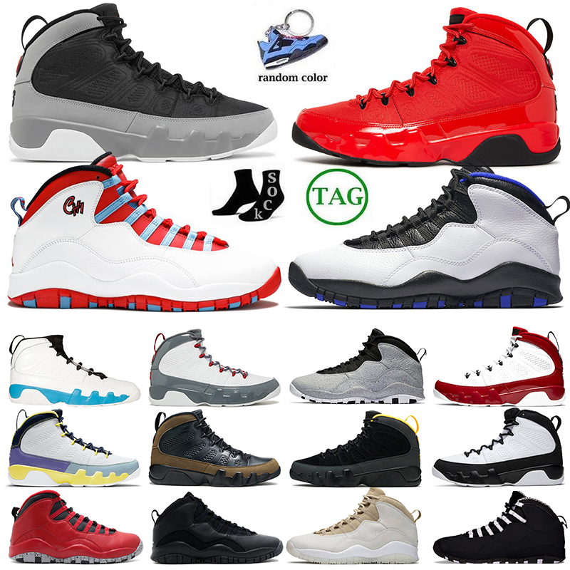 

Mens Jumpman 9 10 Basketball Shoes 10s Trainers Bulls Powder Blue Fire Red 9s University Gold Stealth Cement Steel Grey 10th Anniversary Ovo Black Retro Sneakers 40-47, B20 powder blue 40-47
