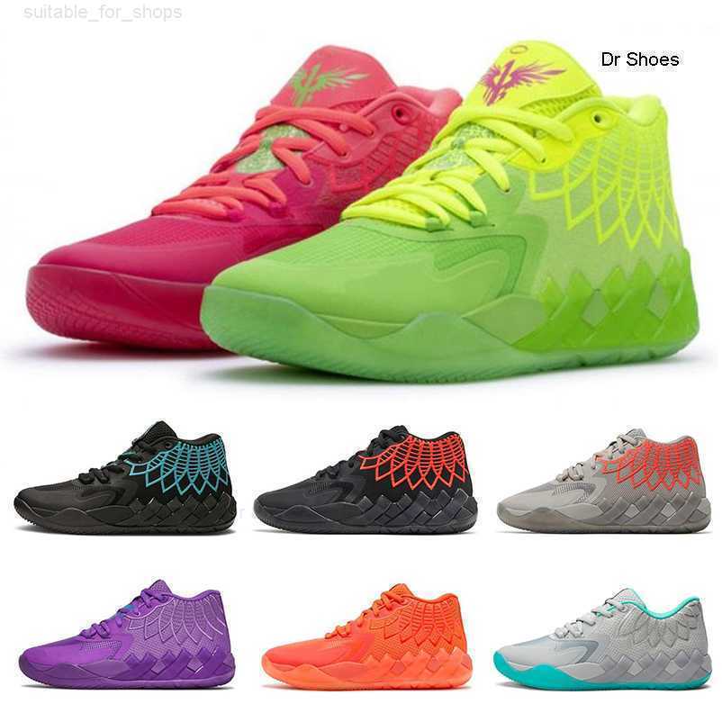 

LaMelo Ball 1 MB.01 Men Basketball Shoes Sneaker Black Blast Buzz City LO UFO Not From Here Queen City Rick and Morty Rock Ridge Red Mens, Color#2