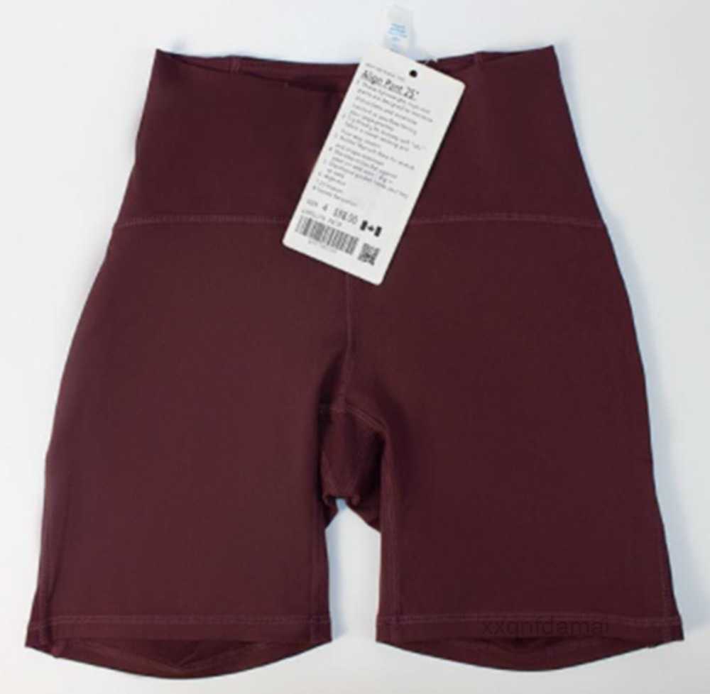 

LU Women's Sports Yoga Shorts Fitness High Waist Slim Quick Dry Breathable Elasticity Nylons Material Pants lululemens, 0006