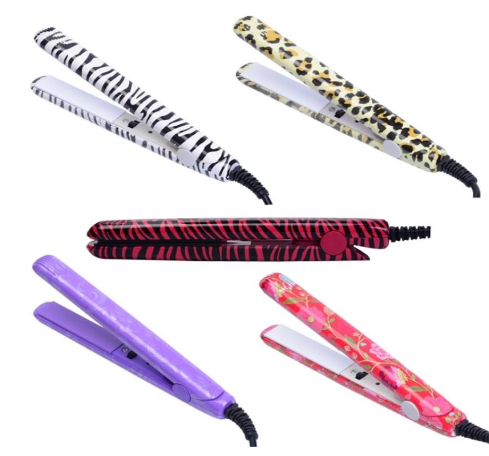 

Hair Mini Straightening Irons Hairs Flat Iron Curling With EU Plug Adapter Salon Styling Tools Straightener 2206143118517
