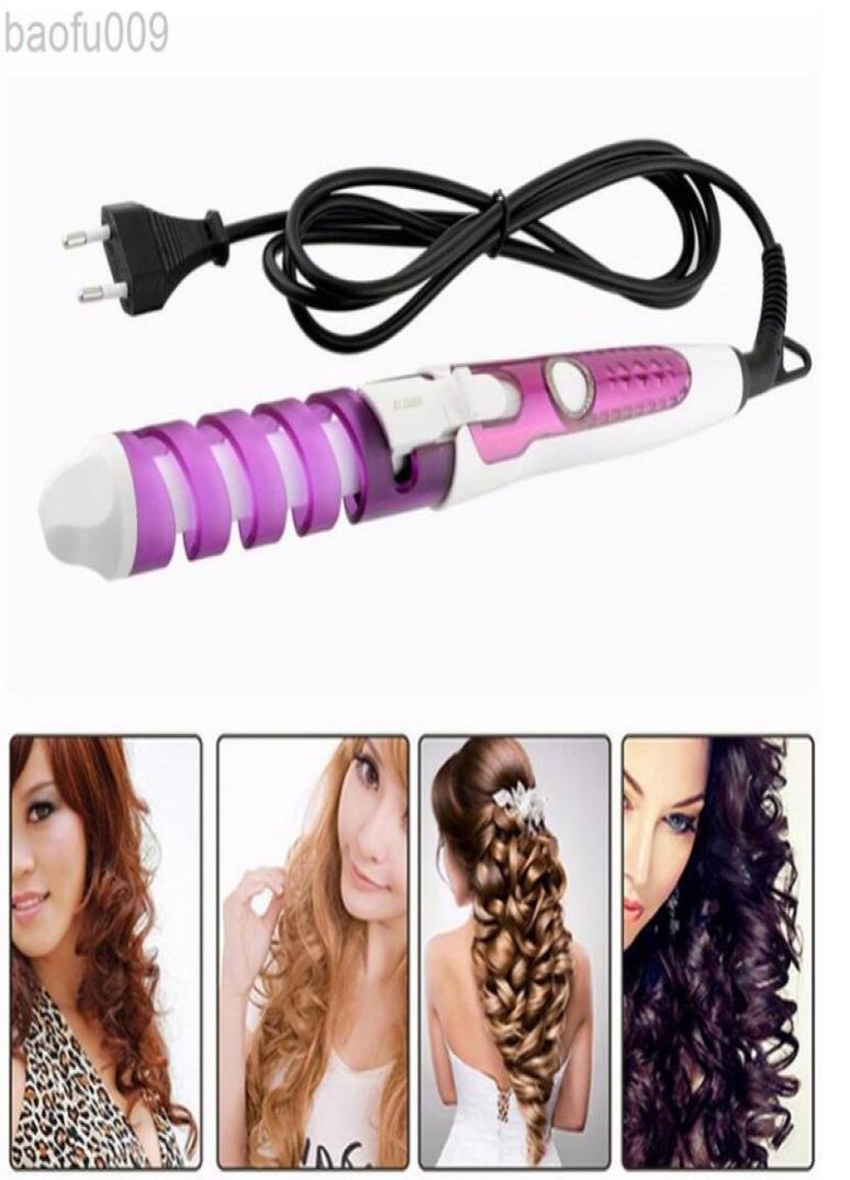

Magic Hair Curlers Electric Ceramic Spiral Wall Salon Styling Tools Quick Rolling L2208052362053