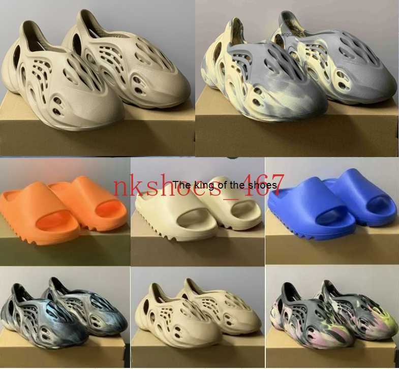 

Slippers Designer Slippers Foam Runner Men Woman slider Vermillion Mineral Blue Onyx Pure Sandals Slide Slipper MX Carbon Bone Resin Clog Desert T230130, 10