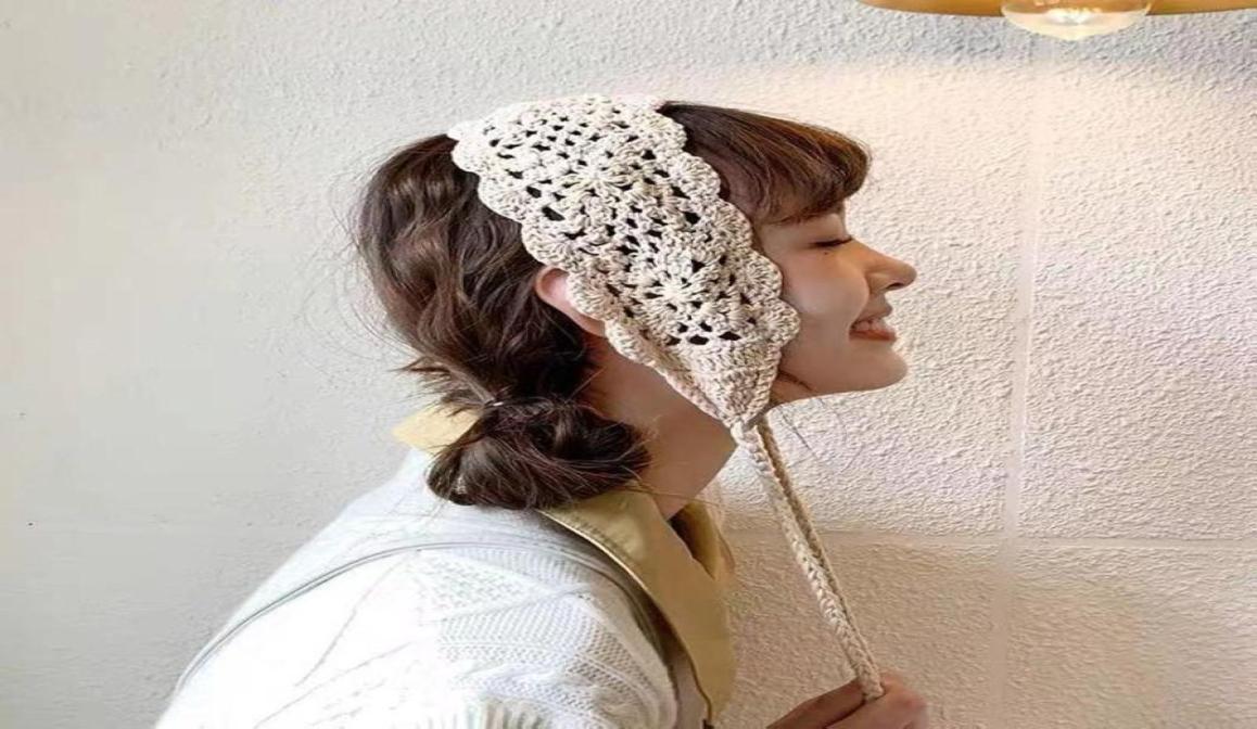 

Hair Accessories Hsu Lace Headband Knitted Wool Woven Korean Ins Retro Fairy Accessory Spring And Summer Mori AllMatching2997862