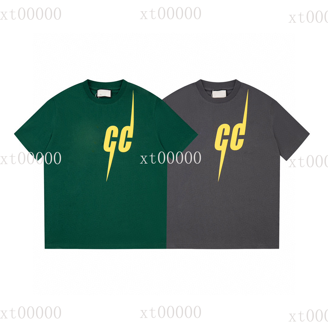 22SS Designer Lettre Imprimé T-shirts Tee Sweat Mode High Street Manches Courtes D'été Casual T-Shirt Respirant Hommes Femmes Ras Du Cou Tees Rob
