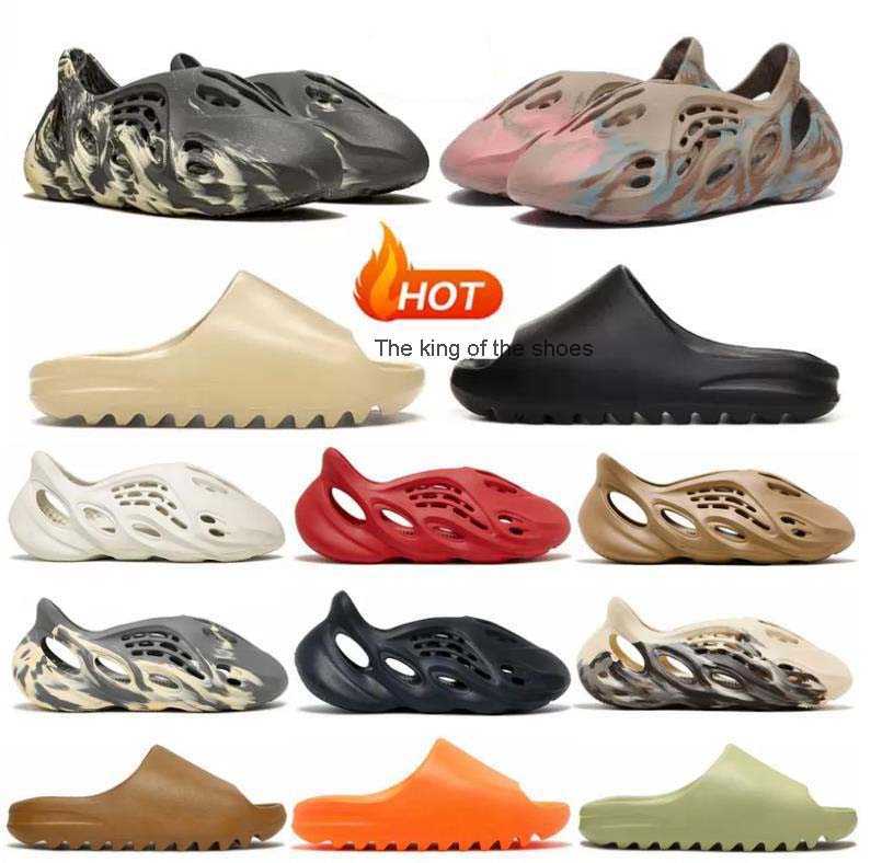 

Slides Sandals Slippers Men Women bone Resin Desert Sand foam runner Ararat Rubber West Summer west Brown Flat slide, #16