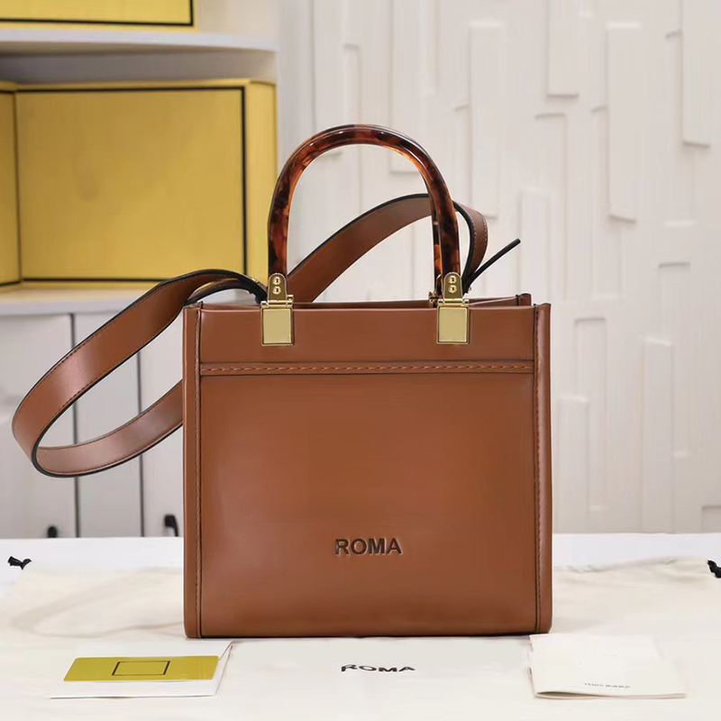 

Luxury designer tote bag new women handbag Fendyity leather Shoulder Bags high capacity weekend trip men Underarm wallet letter envelope handbags, Grey