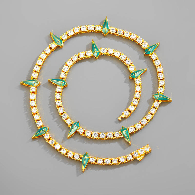 

Bone teeth, diamond inlay, various sizes available for collarbone necklace