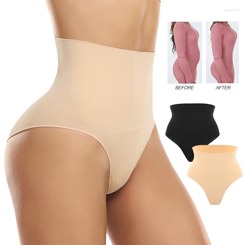 

Women' Shapers Womens High Waisted Tummy Control Panties Body Shaper Seamless BuLifter Underwear Sculpted Silhouette Waist Trainer, Black