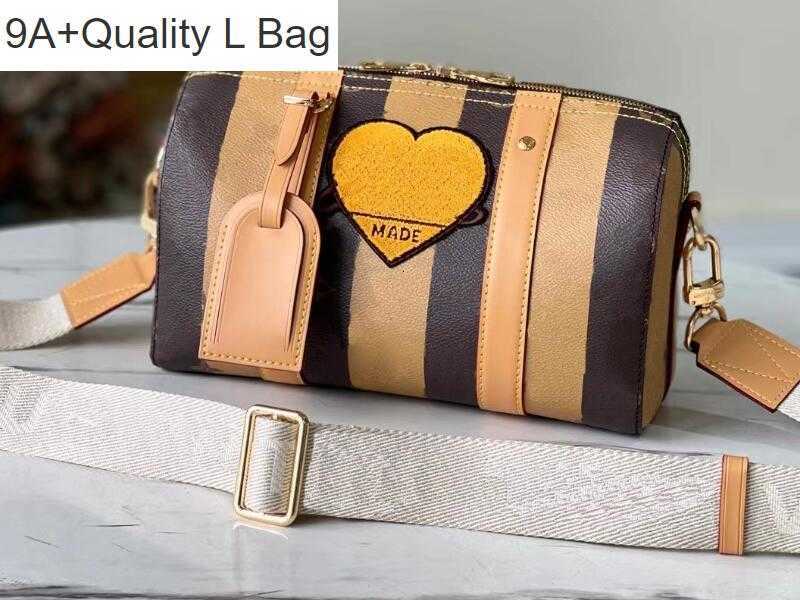 

L Bag Bags 5A M45963 City Keepall Canvas Shoulder Handbag For Women Dust Bag