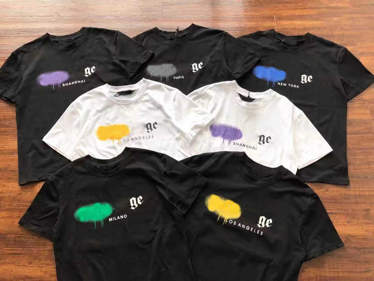 

plus szie tee designer t shirt angel letters letter print tshirt round neck cotton sweatshirt mens womens hip hop street short sleeve tshirts oversize s-4xl, No.2