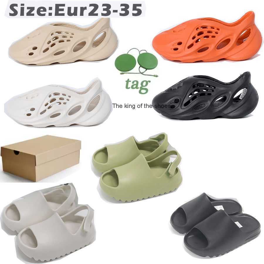 

Summer Sandals Desinger kids Toddlers foam runner slippers baby slippers baby Black White boys girls designer kid tainers Slides Infants Childrens flat slides