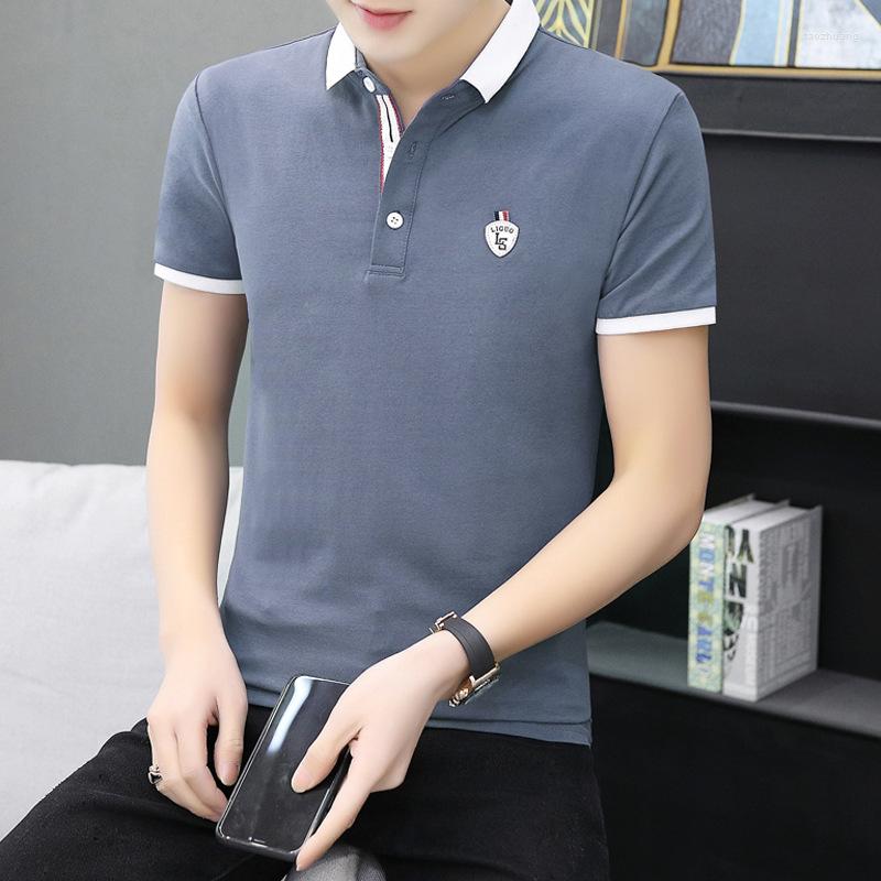 

Men's Polos Mens Polo Shirts With Short Sleeve Men's Shirt Men Clothing Designer 2023 Fashion Tops Oversized, Purple