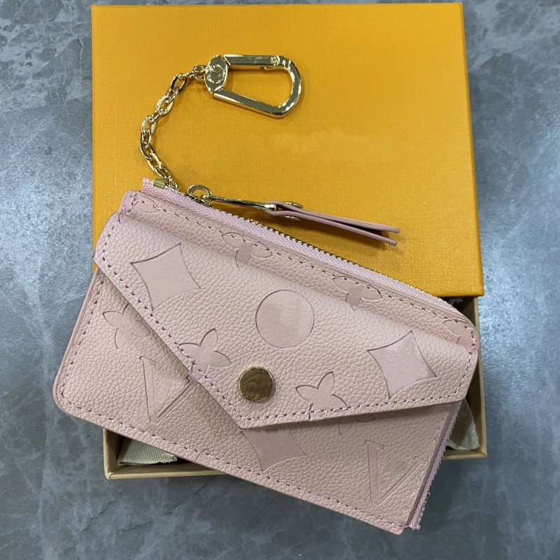 

Genuine Leather Purse card holder hangbags Luxurys designer single wallet Men Women's Holders Coin Hand Painted Mini Wallets Key Pocket