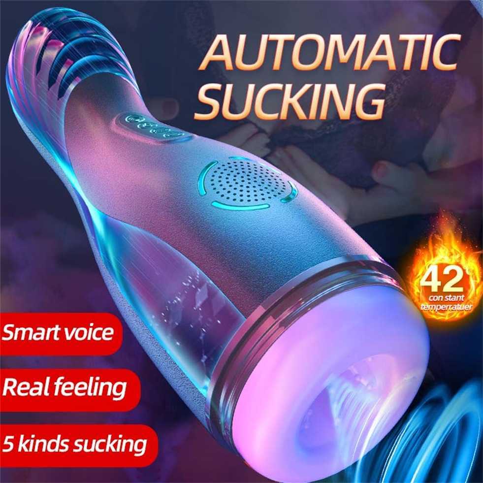 

Automatic Sucking Masturbators Cup For Men pussy Pocket vagina Heated Suck Blowjob Vibrating Oral Vibrator Adult Sex Store 18 50% Cheap Online Sale