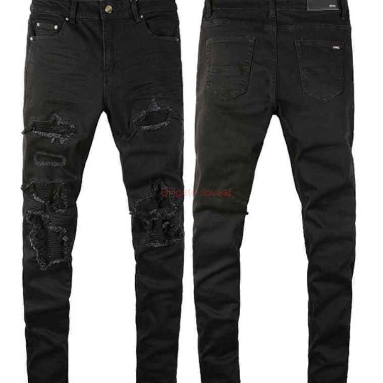 

Designer Clothing Amires Jeans Denim Pants 22 Black Washed Torn Jeans for Men with Amies Patches for Slimming Fit Highquality Small Leg Pants for Casual Fashion Distr, Beige