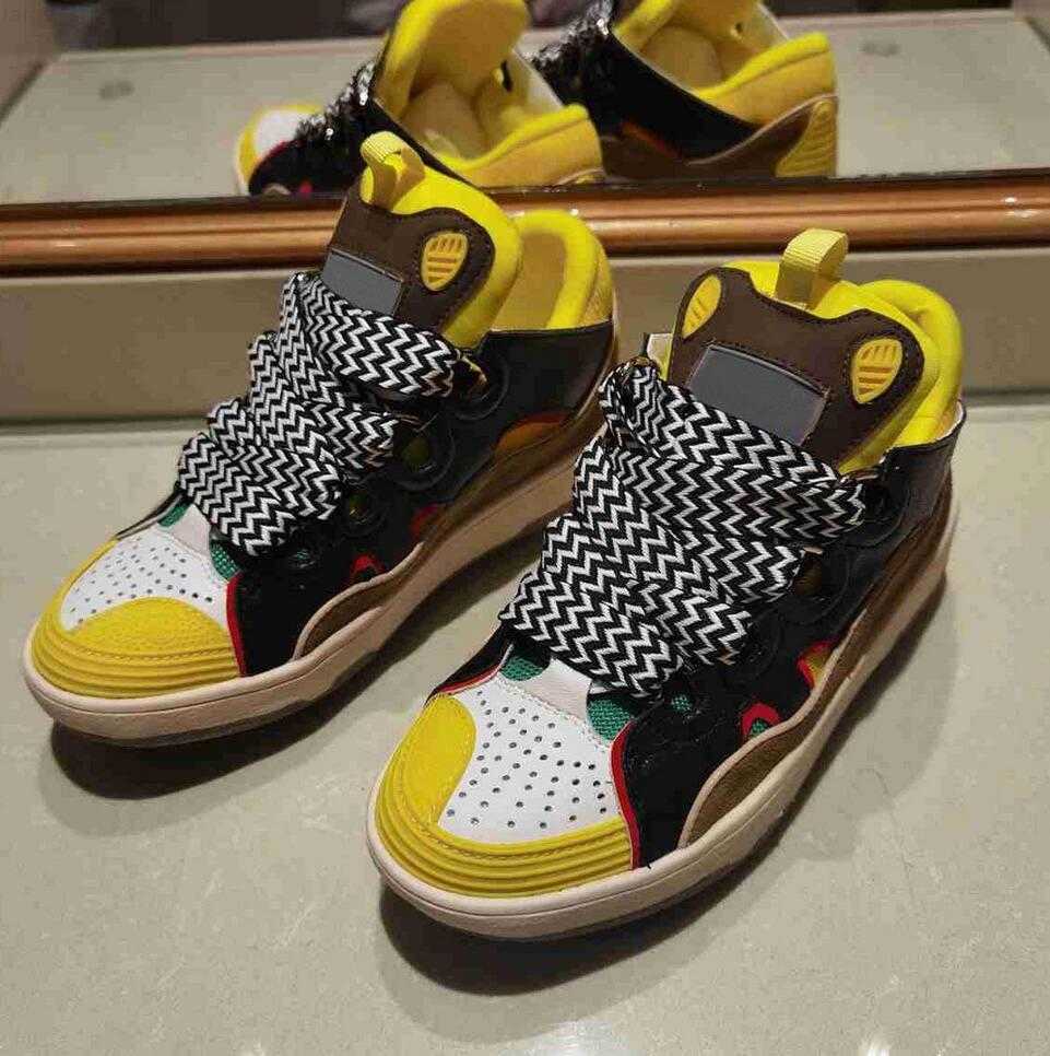 

Luxury designer mesh woven lace-up casual shoes style 90' s extraordinary embossing curb sneakers Napa calfskin rubber for men and women, Grey