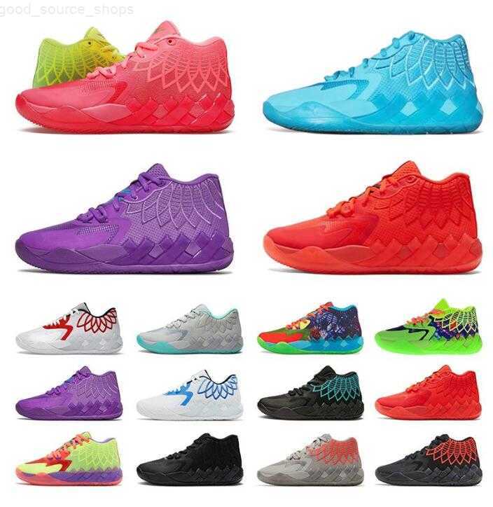 

New Lamelo Ball Shoes Rick And Morty MB 01 Mens Casual Shoe Queen City Rock Ridge Red Not From Here Triple Black Unc White Luxury Designer