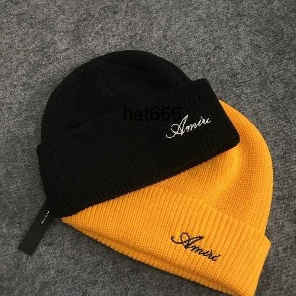 

New Knitted Hat Men's and Women's Autumn and Winter Ins Warm Hat Knitted Hat Korean Fashion Versatile Star Same Style, Black
