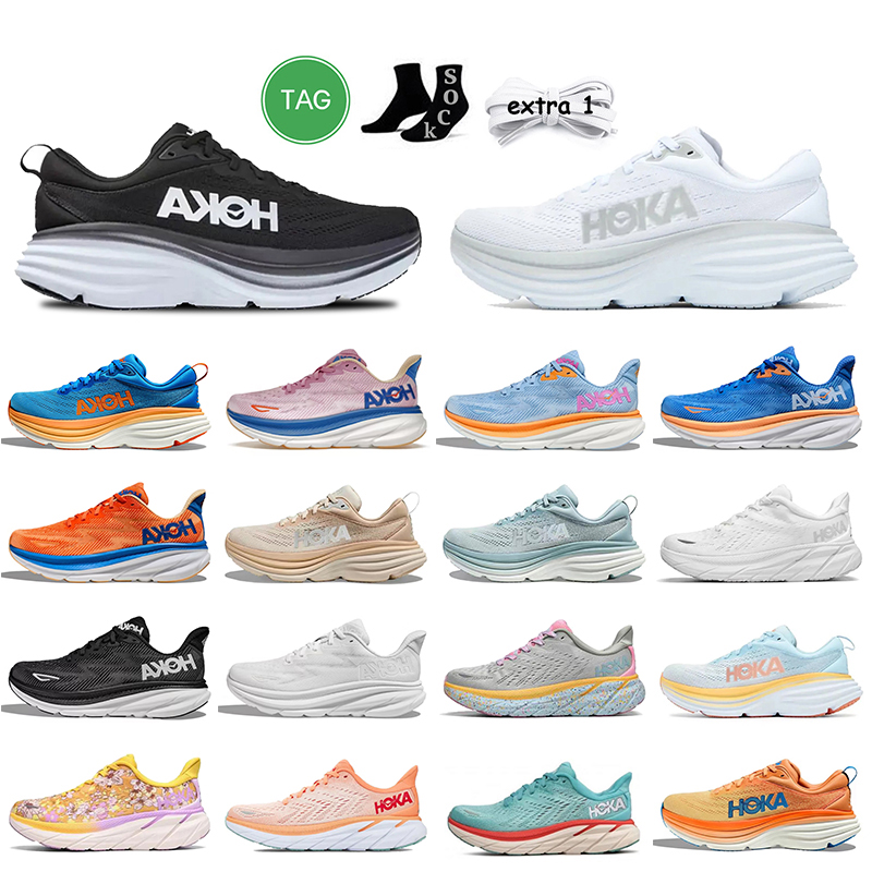 

Hoka Bondi 8 Running Shoes for men women Hokas Clifton 8 9 Black White Floral Free People Airy Blue Athletic Jogging Sports Trainers Outdoor Sneakers Carbon X 2 On Cloud, E31 clifton 9 black white 36-45