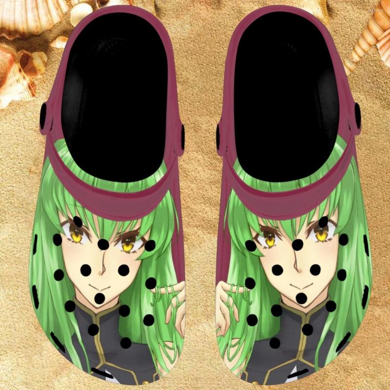

Slippers Nopersonality Code Geass Anime Flat Sandals Breathable Summer Cozy Women's Casual Fashion Sandalia Outdoor Chanclas, Kbcb1996bz39