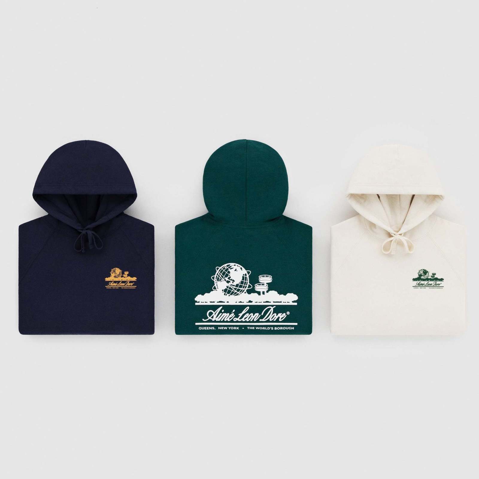 

Men's Pants Aime ALD Unisphere Hoodie Classic American Style Clean Fit Sweatshirts 230523, Blue