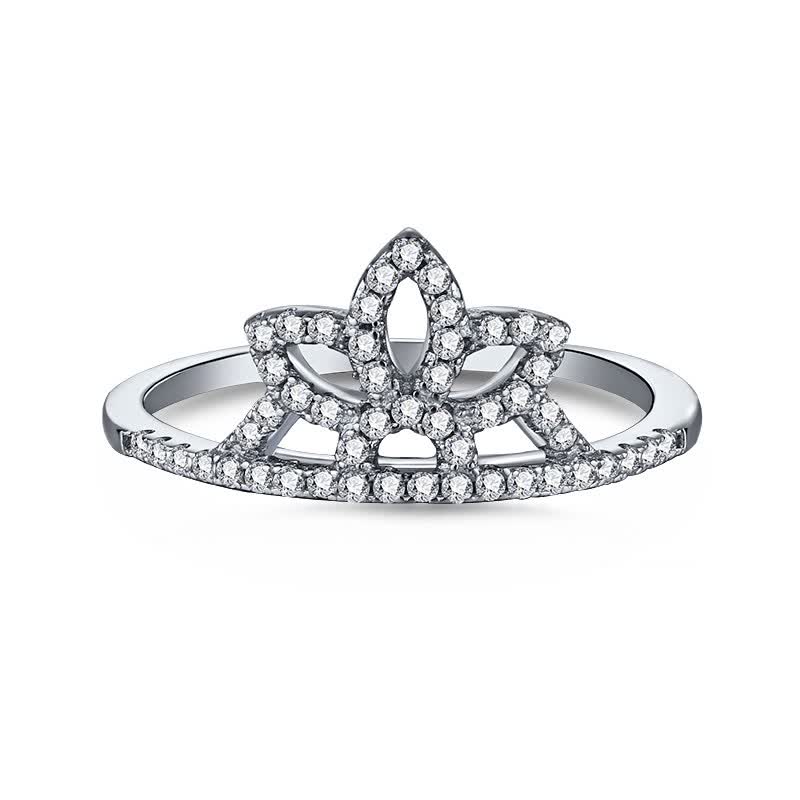 

GemKing NE120181 Trendy Bling Vintage Engagement Anniversary Gift Eternity Sparkling Silver 925 Sterling Rings