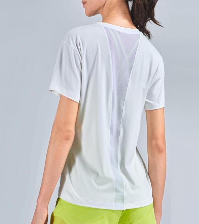 

Running Jerseys Lightweight Nakedfeel Mesh Splicing Training Exercise Tshirt Women Antisweat O Neck Fitness Yoga Gym Short Slee8759533, Yellow