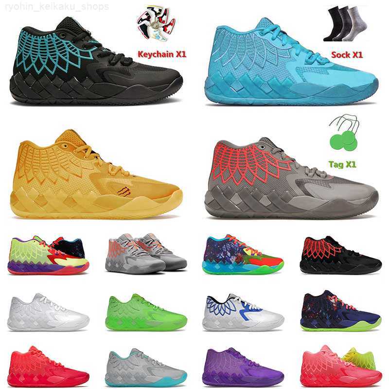 

Designer Mens Basketball Shoes Rock Ridge Red Og Sneakers Rick And Morty LaMelo Ball MB.01 Black Blast Buzz City Men Trainers Sneakers Sports Size 12, C5 rock ridge red
