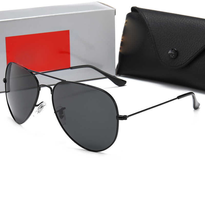 

Fashionable men and women color polarized for pilots glasses metal sunglasses