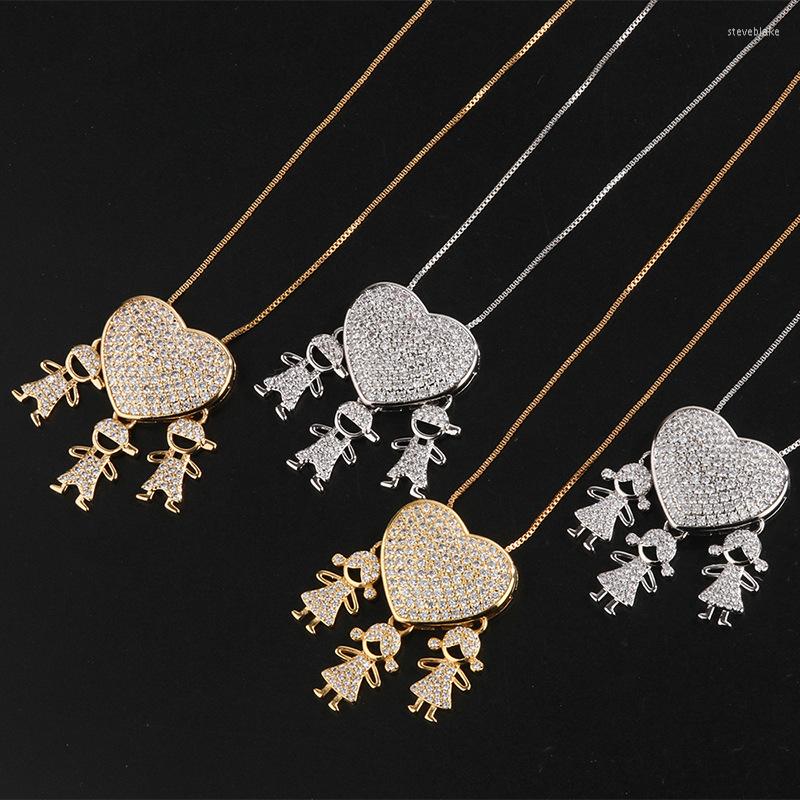 

Pendant Necklaces Funmode Cute Boy Girls Shape Gold Color Charm Necklace For Women Accessories Bride Jewelry Wholesale FN229