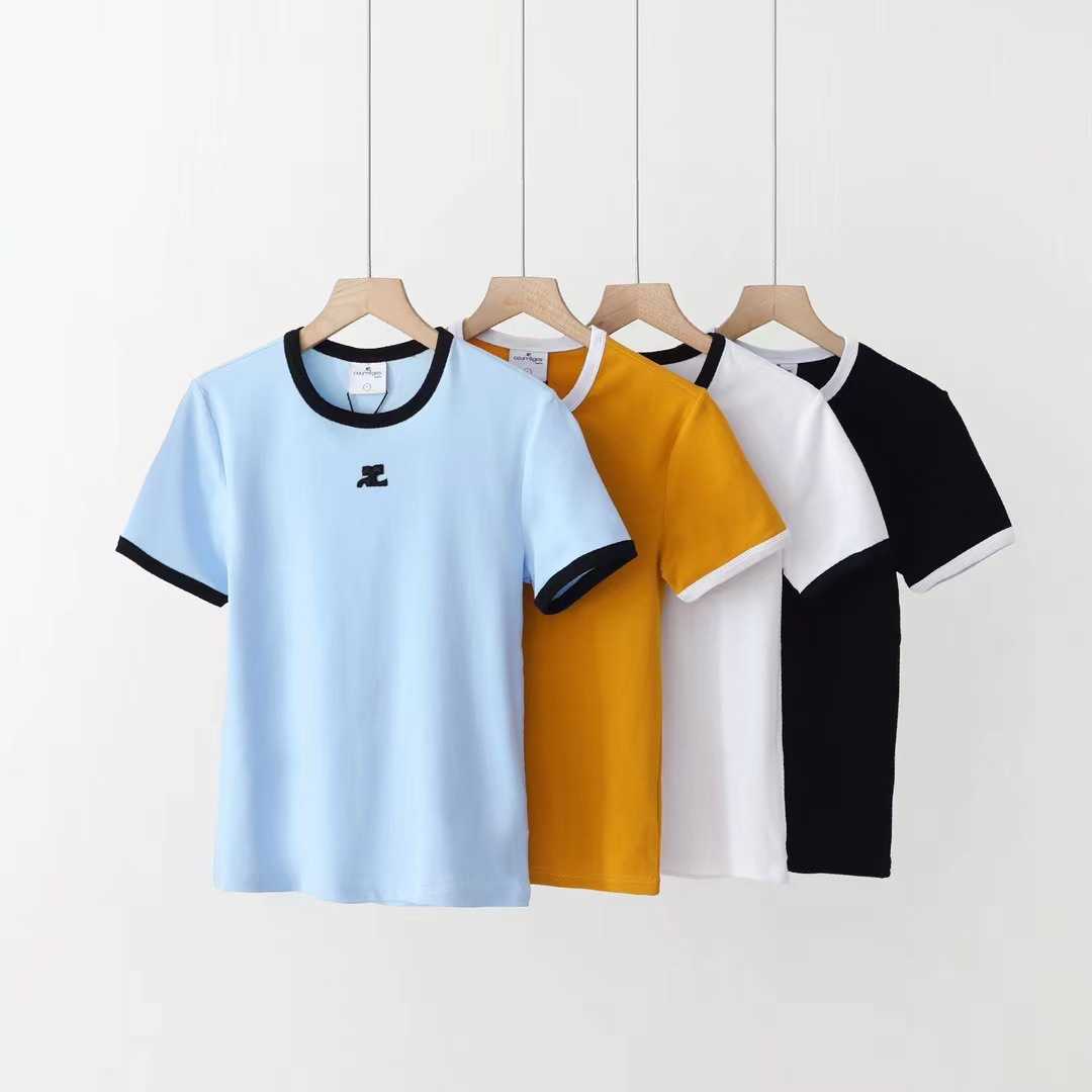 

French niche brand jennie with embroidered collar casual shorts, Sky blue