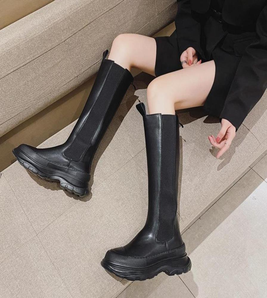 

Boots Women Boot High Microfiber Round Solid Color Waterproof Non Slip Sleeve Platform Winter7661609, Red
