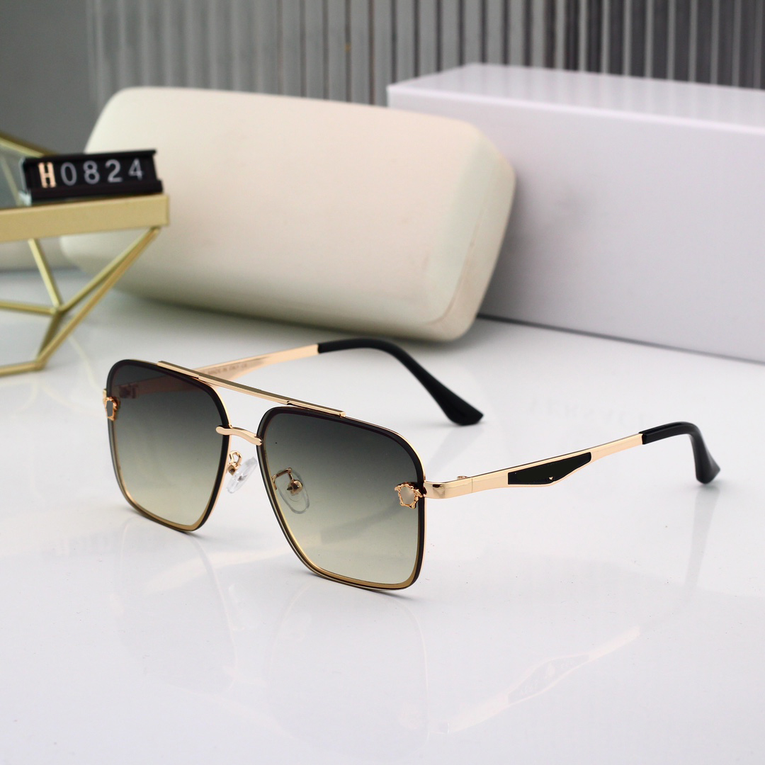 

Luxury Designer Sunglasses Men Women Eyeglasses Outdoor Windproof Eyewear PC Frame Fashion Classic Lady Sun glasses Mirrors 0824