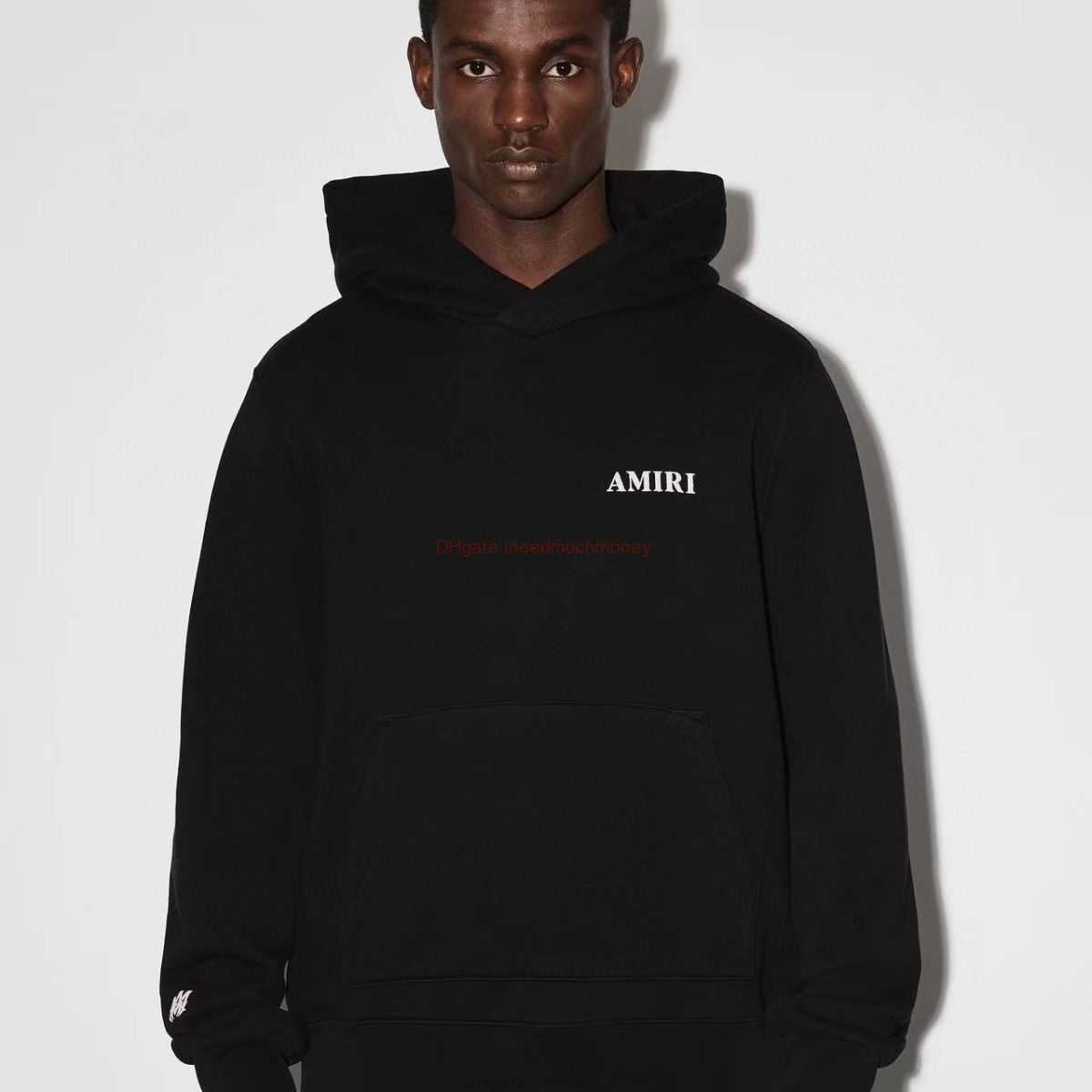 

Designer Clothing Mens Sweatshirts Amires Am Hoodies 23s High Street New Amies Print Embroidery Bone Long Sleeve Hooded Pullover Letter Black Loose Sweater Fashion, Shipping fee