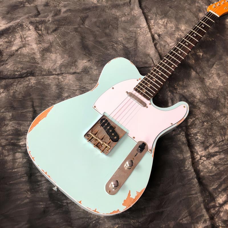 

Custom Shop TL Left Hand Electric Guitar Semi Hollow Body in Stock