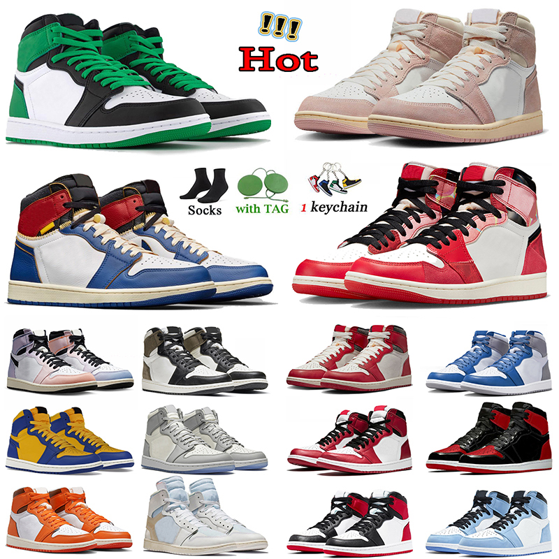 

Jumpman 1 Basketball Shoes Next Chapter 1s Washed Pink Storm Blue High OG Lucky Green Skyline Lost and Found Jordens1 White Cement UNC Dhgates Mens Trainers Sneakers, #1 high og next chapter 36-47