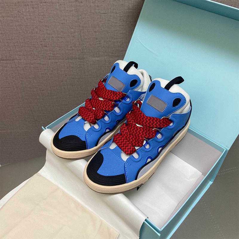 

designer mens women luxury casual shoes embossed leather curb sneakers classic calfskin Stripe Stretch Cotton Low Top Rubber platfo, 12