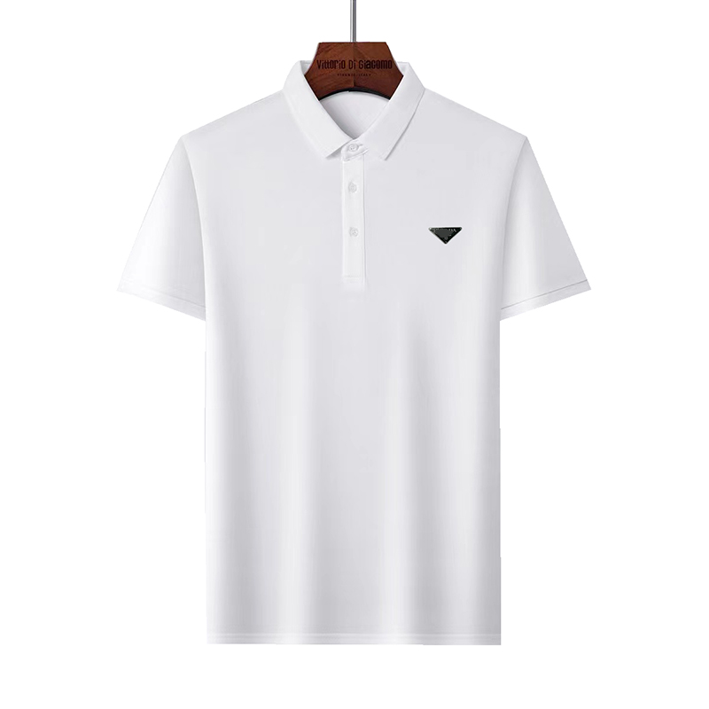

Designer Polo Mens Polos High High quality men Tshirt Striped lapel Short Sleeve Classic Casual Shirt Mens Polo shirt fashion clothing 5style di_girl