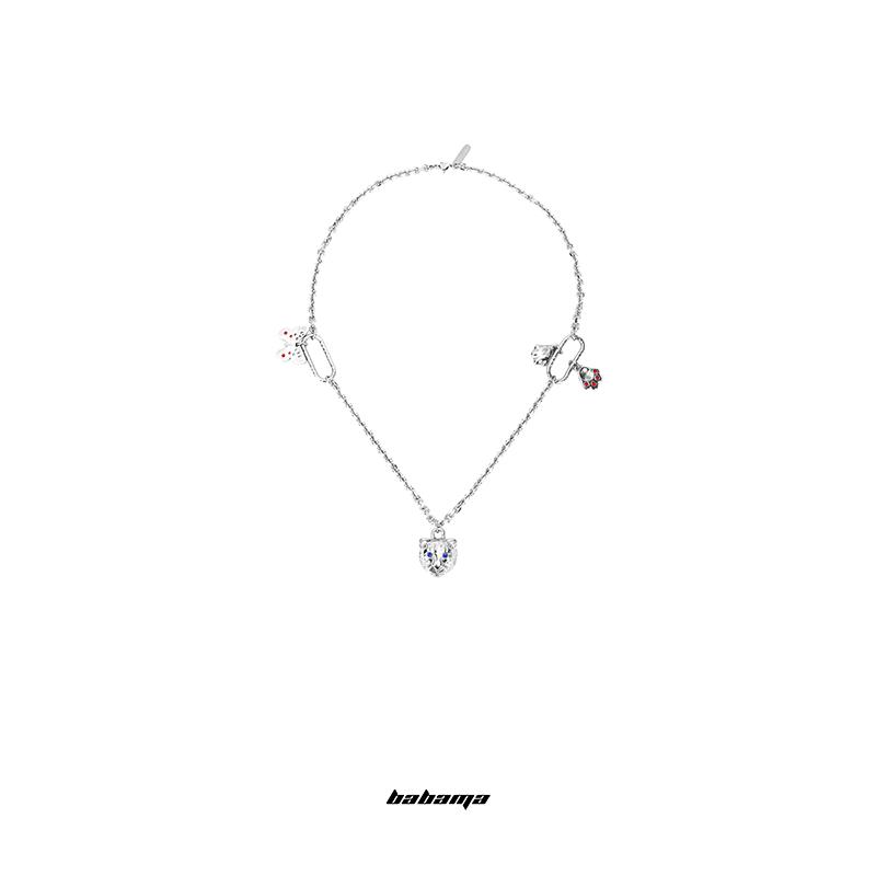 

Pendant Necklaces Babama Co-named Guardian Wilderness Snow Leopard Necklace Hip-hop Yu Jingtian With Male Tide Couple