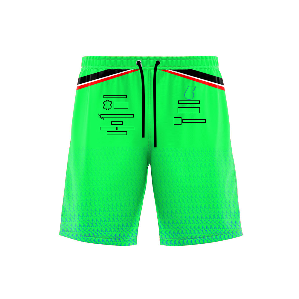 

2023 new F1 Formula One racing pants summer fashion team pants men's casual loose fan shorts
