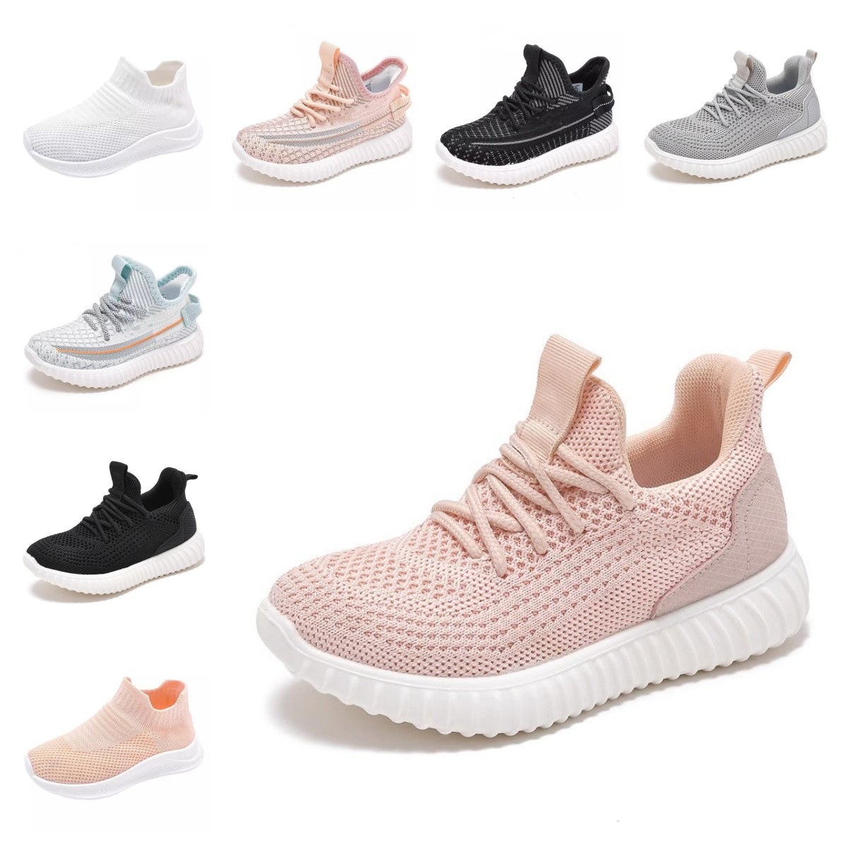 

2023 Tennis Children Lightweight Casual Shoes for Baby Girls Kids Boys Rubber Bottom Antiskid Outdoor Gym Mesh Breathable Sneakers baby outdoor walking 26-35 bb036, Color 01