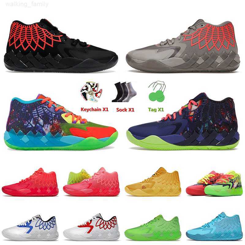 

5A Qualiuty Men Basketball Shoes Rick And Morty Black Blast LO UFO Not From Here Galaxy MB.01 Queen City Beige Athletic Trainers Sneakers Sports, C1 40-46