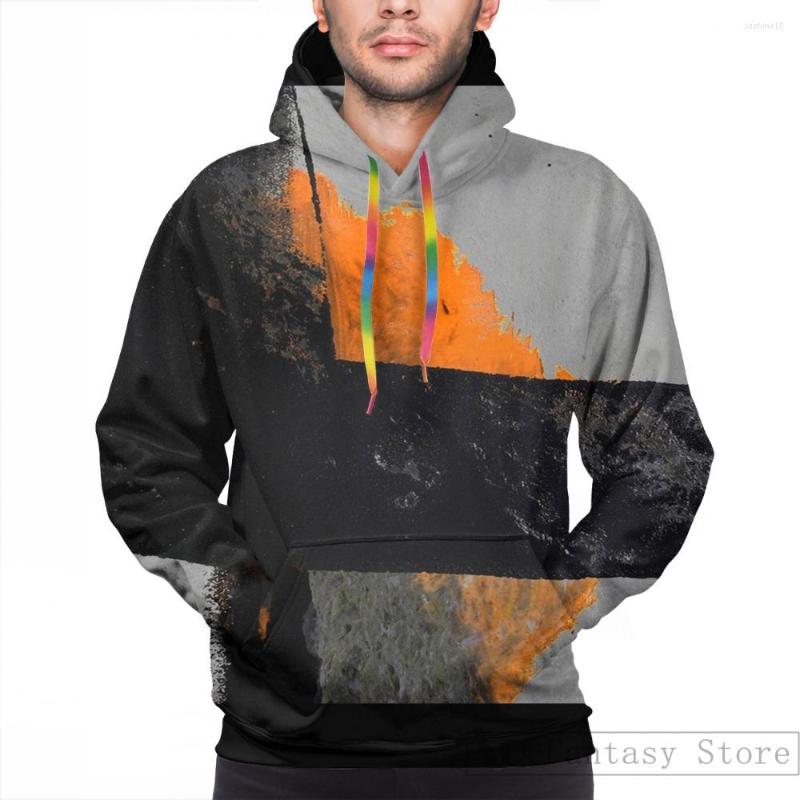 

Men' Hoodies Mens Sweatshirt For Women Funny Minimal Orange On Black(2) Print Casual Hoodie Streatwear